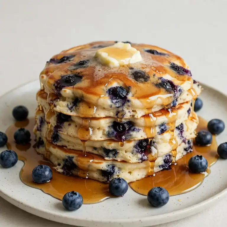 Billige Blaubeer-Pancakes zum Meal-Prep