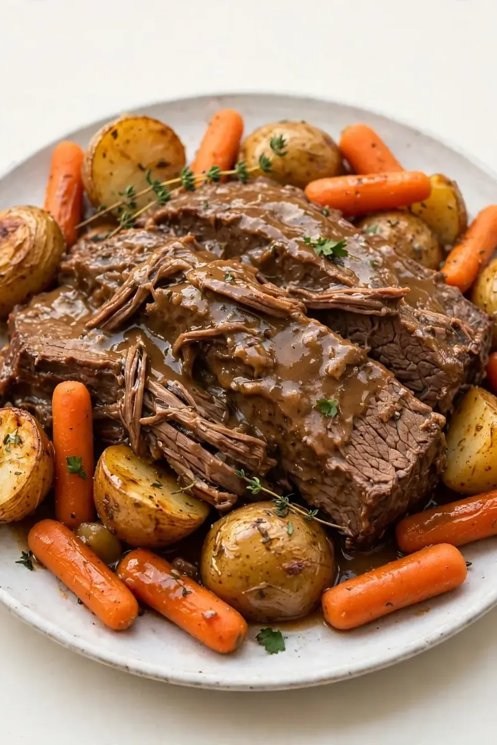 All-American Pot Roast with Carrots and Potatoes