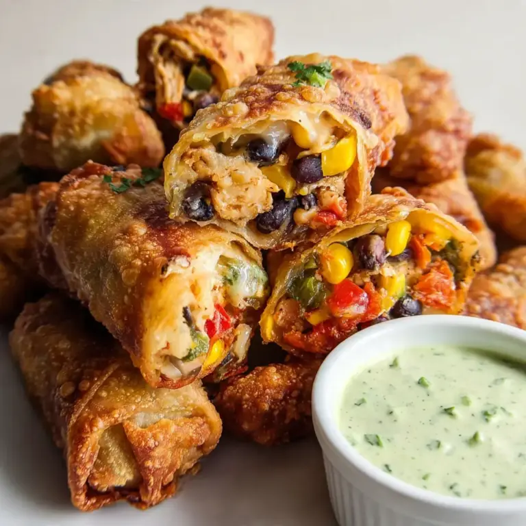 Copycat Chili’s Southwestern Eggrolls Günstige Meal-Prep Idee