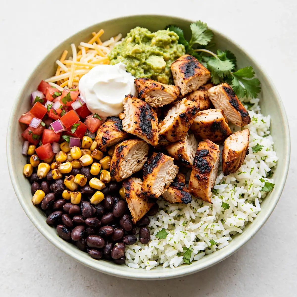 Copycat Chipotle Bowl Günstig Meal Prep für 4 Tage