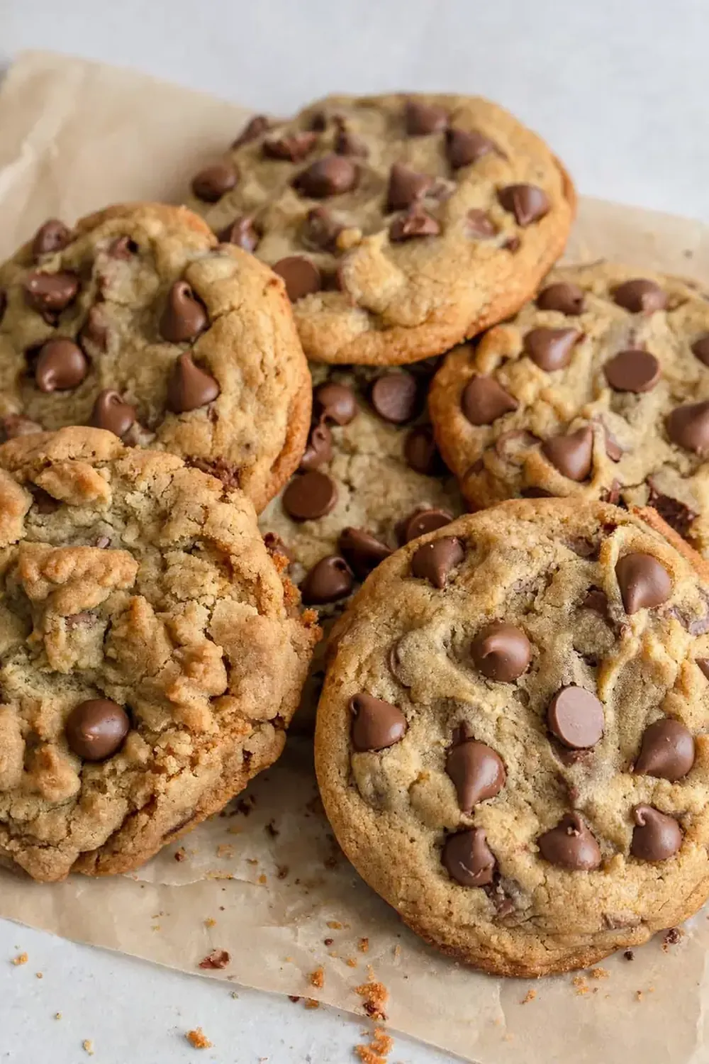 Copycat Crumbl Milk Chocolate Chip Cookies