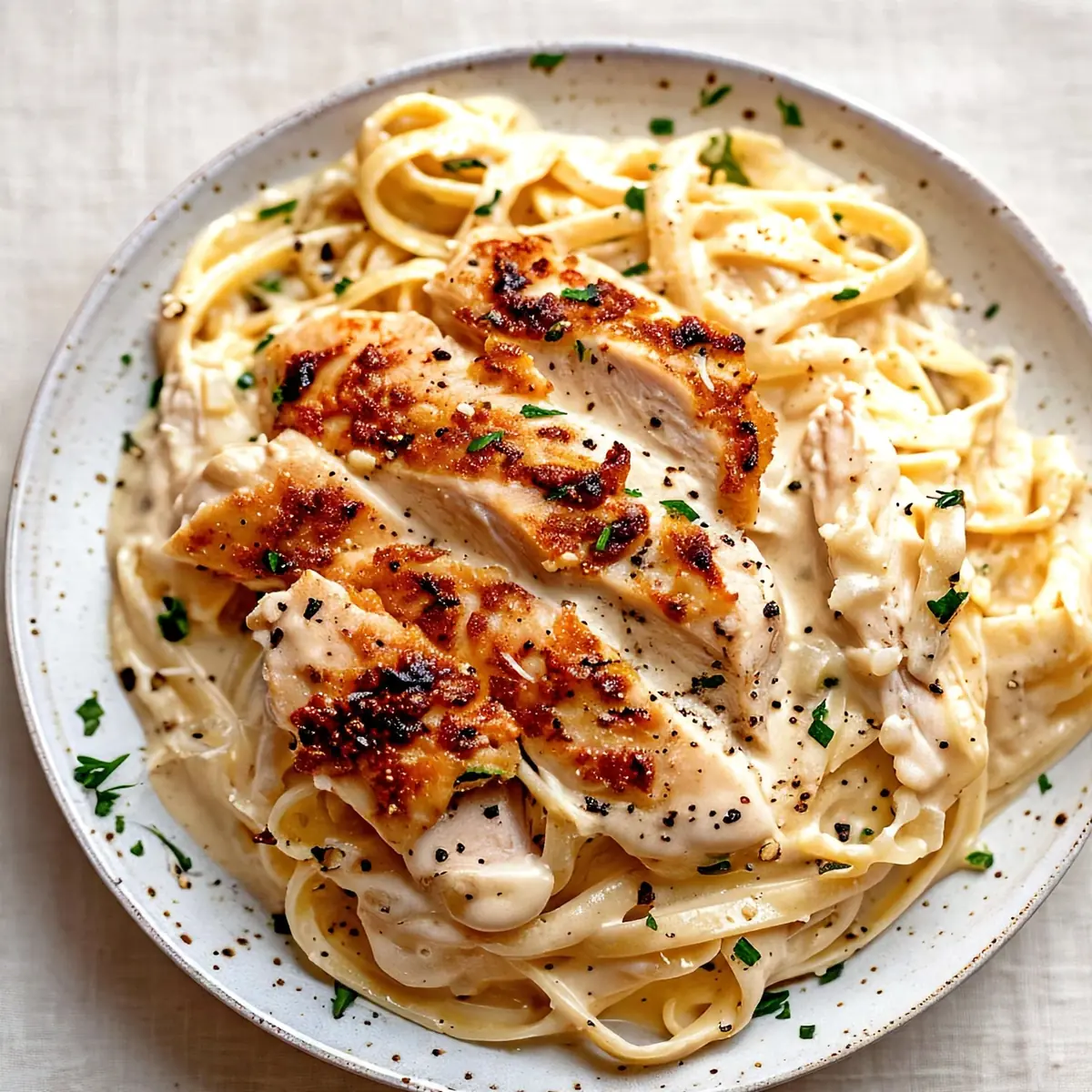 Copycat Olive Garden Alfredo zum Meal Prep für 3 €