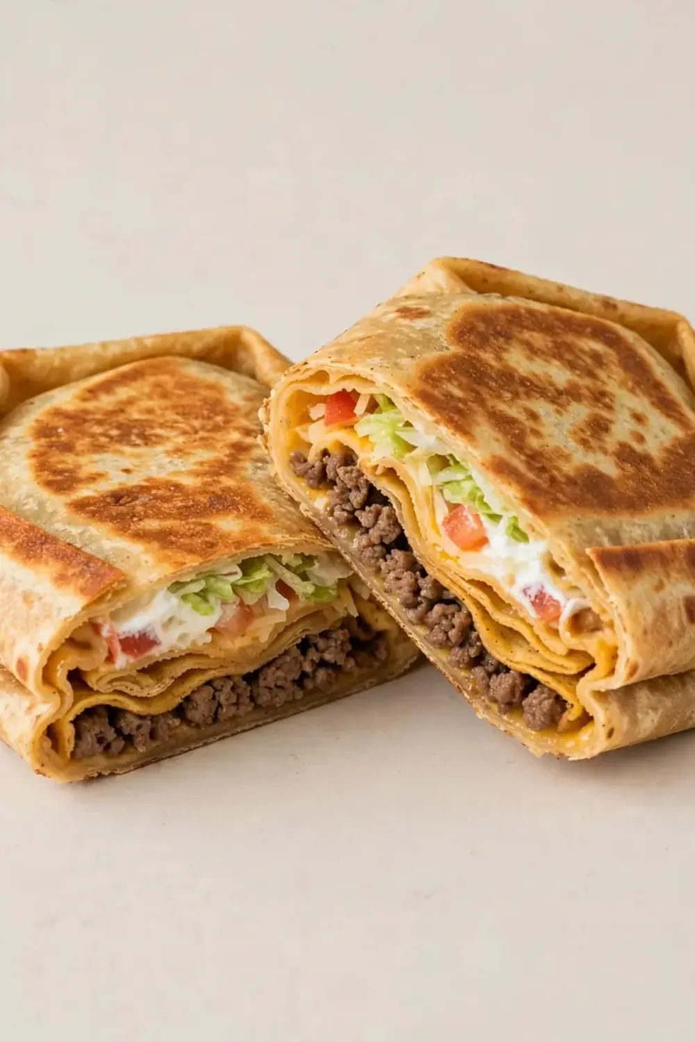 Copycat Taco Bell Crunchwrap Supreme (Beef)
