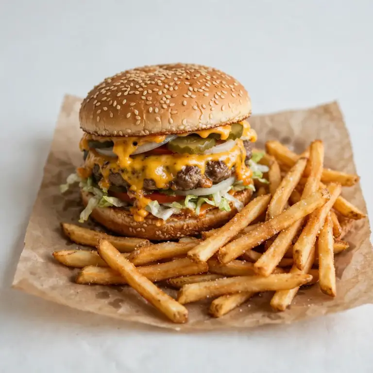 Klassischer American Cheeseburger Meal Prep für 2 Euro pro Portion