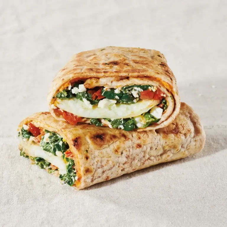 Kopierter Starbucks Spinat Feta Wrap Günstig Meal Prep