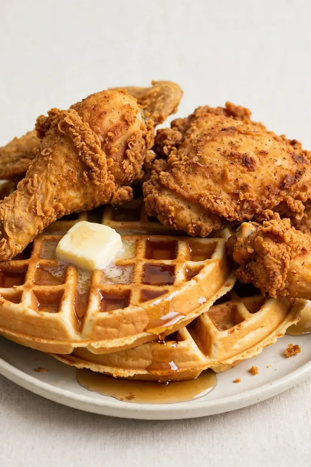 Southern Fried Chicken and Waffles