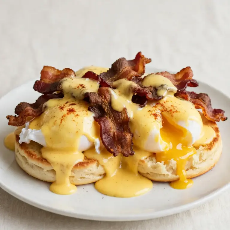 Südstaaten Eggs Benedict Budget Meal Prep für 4