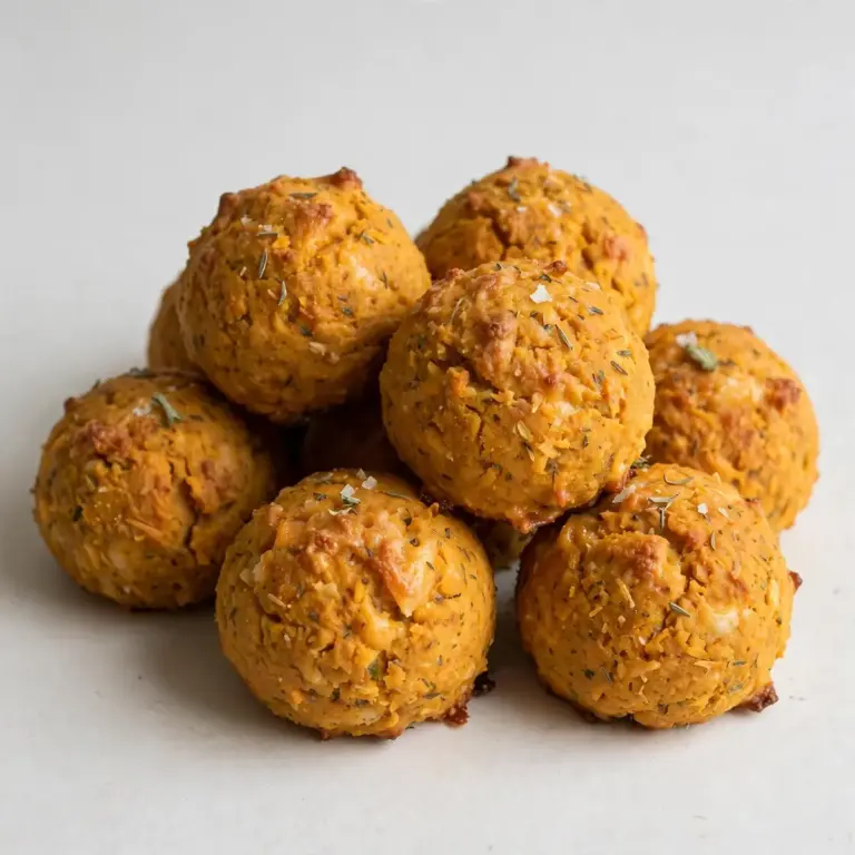 Gemütliche Kürbis Cheese Balls Aus Dem Ofen