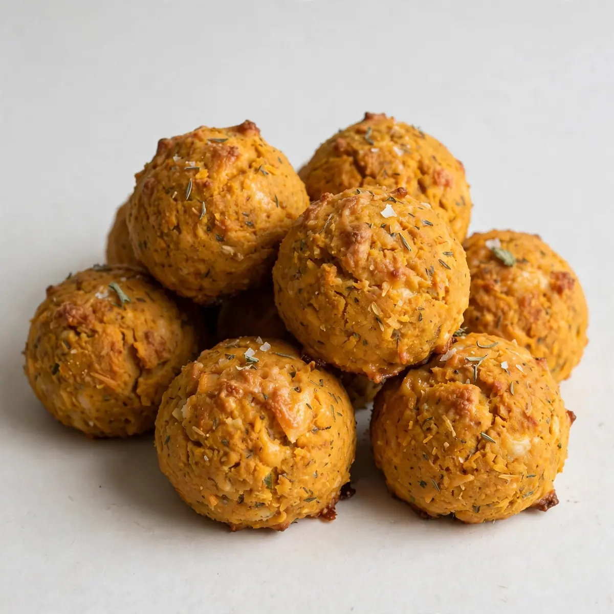 Gemütliche Kürbis Cheese Balls Aus Dem Ofen