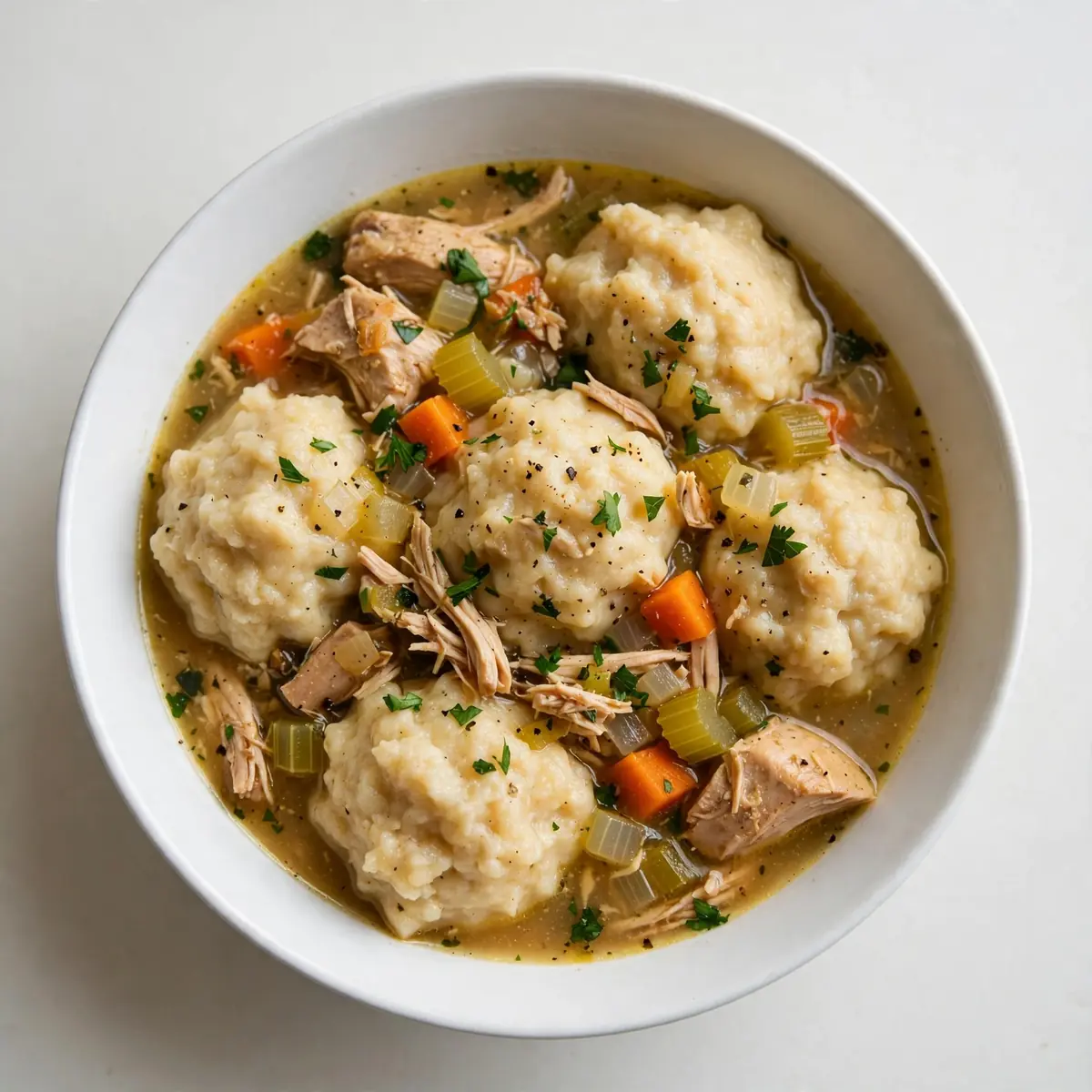 Gemütliche Old Fashioned Chicken and Dumplings