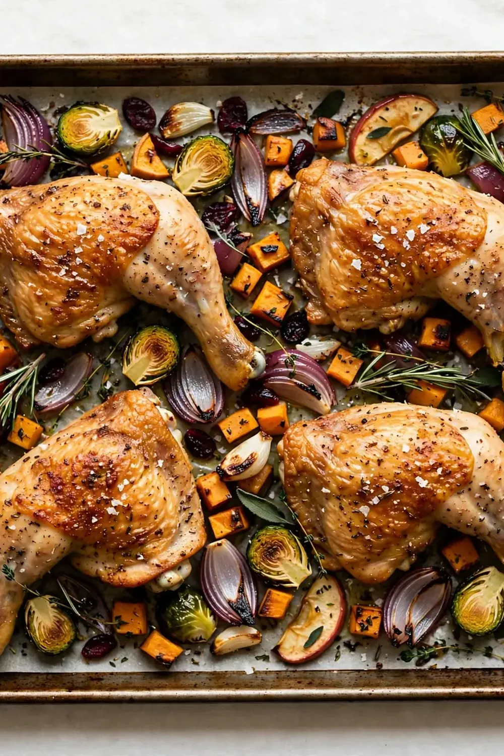 easy sheet pan harvest chicken