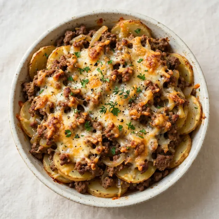 Langsamer Genuss: Hackfleisch-Kartoffelauflauf