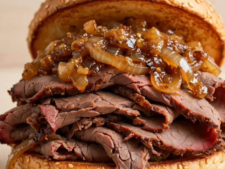 Copycat: Arby’s Roast Beef Sandwich mit Zwiebel‑Relish