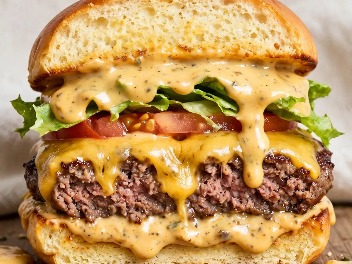 Nachbau: Shake Shack’s ‘ShackBurger’ mit hausgemachtem Shack‑Sauce
