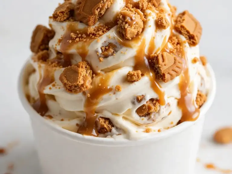 Nachgeahmt: Dairy Queen’s Blizzard mit Karamell‑Keks‑Stückchen